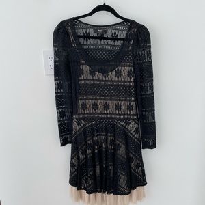 Abs Allen Schwartz vintage lace dress Size Small